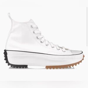 Converse Foundational Canvas Run Star Hike Sneakers White New NWT
